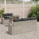Sonata H Градински Софа Комплект 6 pcs Светлосиво 100 x 55 x 73 см