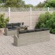 Sonata H Градински Софа Комплект 8 pcs Светлосиво 100 х 55 х 73 см