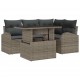 Sonata H Градински Софа Комплект 5 pcs Сив 100 x 55 x 73 см Полиратан