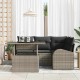 Sonata H Градински Софа Комплект 5 pcs Сив 100 x 55 x 73 см Полиратан