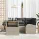 Sonata H Градински Софа Комплект 5 pcs Светлосиво 100 x 55 x 73 см