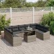 Sonata H Градински Софа Комплект 10 pcs Сив 100 x 55 x 73 см