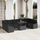 Sonata H Градински Софа Комплект 11 pcs Черно 100 х 55 х 73 см