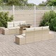 Sonata H Градински Софа Комплект 7 pcs Бежов и кремав 100 x 55 x 73 см