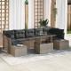 Sonata H Градински Софа Комплект 8 pcs Сив 100 x 55 x 73 см