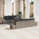 Sonata H Градински Софа Комплект 7 pcs Сив 100 x 55 x 73 см