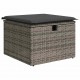 Sonata H Градински Софа Комплект 4 pcs Сив 196 x 117 x 85 см Полиратан
