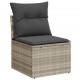 Sonata H Градински Софа Комплект 4 pcs Светлосиво 196 x 117 x 85 см