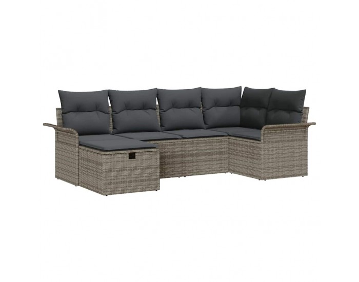 Sonata H Градински Софа Комплект 6 pcs Сив 242.5 x 132.5 x 85 см