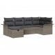 Sonata H Градински Софа Комплект 6 pcs Сив 242.5 x 132.5 x 85 см