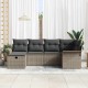Sonata H Градински Софа Комплект 6 pcs Сив 242.5 x 132.5 x 85 см