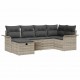Sonata H Градински Софа Комплект 6 pcs Светлосиво 242.5 x 132.5 x 85 см