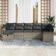 Sonata H Градински Софа Комплект 7 pcs Сив 297.5 x 132.5 x 85 см