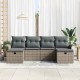 Sonata H Градински Софа Комплект 6 pcs Сив 251 x 117 x 85 см Полиратан