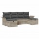 Sonata H Градински Софа Комплект 6 pcs Светлосиво 251 x 117 x 85 см