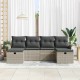 Sonata H Градински Софа Комплект 6 pcs Светлосиво 251 x 117 x 85 см