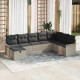 Sonata H Градински Софа Комплект 8 pcs Светлосиво 297.5 x 187.5 x 85 см
