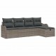 Sonata H Градински Софа Комплект 5 pcs Сив 231 х 117 х 85 см Полиратан