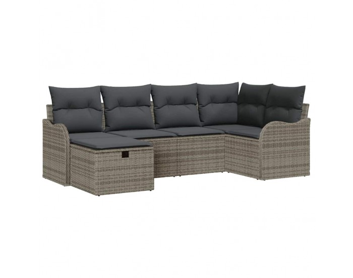 Sonata H Градински Софа Комплект 6 pcs Сив 232.5 x 122.5 x 85 см