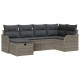 Sonata H Градински Софа Комплект 6 pcs Сив 232.5 x 122.5 x 85 см