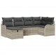 Sonata H Градински Софа Комплект 6 pcs Светлосиво 232.5 x 122.5 x 85 см
