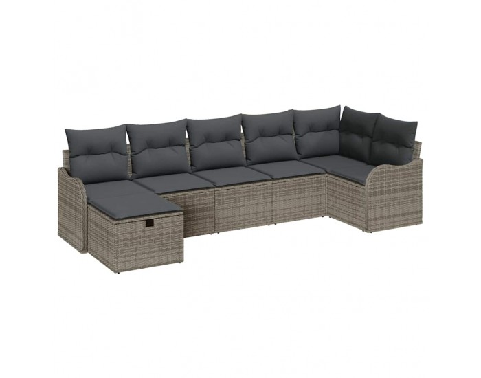 Sonata H Градински Софа Комплект 7 pcs Сив 287.5 х 122.5 х 85 см