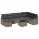 Sonata H Градински Софа Комплект 9 pcs Сив 287.5 x 177.5 x 85 см
