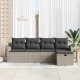 Sonata H Градински Софа Комплект 5 pcs Светлосиво 234 x 117 x 85 см