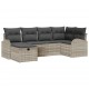 Sonata H Градински Софа Комплект 6 pcs Светлосиво 234 x 124 x 85 см