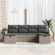 Sonata H Градински Софа Комплект 6 pcs Сив 234 x 117 x 85 см Полиратан