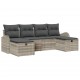 Sonata H Градински Софа Комплект 6 pcs Светлосиво 234 x 117 x 85 см