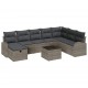 Sonata H Градински Софа Комплект 9 pcs Сив 289 x 179 x 85 см Полиратан