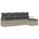 Sonata H Градински Софа Комплект 5 pcs Светлосиво 230 x 117 x 85 см