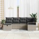 Sonata H Градински Софа Комплект 6 pcs Светлосиво 232 x 122 x 85 см