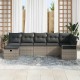 Sonata H Градински Софа Комплект 7 pcs Сив 287 x 122 x 85 см Полиратан