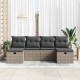 Sonata H Градински Софа Комплект 6 pcs Сив 230 x 117 x 85 см Полиратан