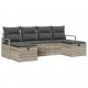 Sonata H Градински Софа Комплект 6 pcs Светлосиво 230 x 117 x 85 см