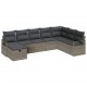 Sonata H Градински Софа Комплект 8 pcs Сив 287 x 177 x 85 см Полиратан