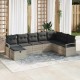 Sonata H Градински Софа Комплект 8 pcs Светлосиво 287 x 177 x 85 см
