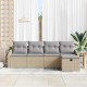 Sonata H Градински Софа Комплект 5 pcs Бежово 233 x 117 x 85 см