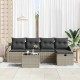 Sonata H Градински Софа Комплект 6 pcs Светлосиво 55 x 55 x 37 см