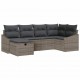 Sonata H Градински Софа Комплект 6 pcs Сив 55 х 62 х 69 см Полиратан
