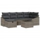 Sonata H Градински Софа Комплект 7 pcs Сив 55 х 62 х 69 см Полиратан