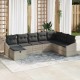 Sonata H Градински Софа Комплект 8 pcs Светлосиво 55 х 62 х 69 см