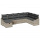 Sonata H Градински Софа Комплект 8 pcs Светлосиво 55 х 62 х 69 см