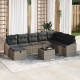 Sonata H Градински Софа Комплект 9 pcs Сив 55 х 62 х 69 см Полиратан