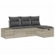 Sonata H Градински Софа Комплект 4 pcs Светлосиво 55 х 62 х 69 см