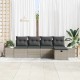 Sonata H Градински Софа Комплект 5 pcs Светлосиво 55 х 62 х 69 см