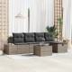 Sonata H Градински Софа Комплект 6 pcs Сив 55 х 62 х 69 см Полиратан
