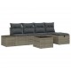 Sonata H Градински Софа Комплект 6 pcs Сив 55 х 62 х 69 см Полиратан